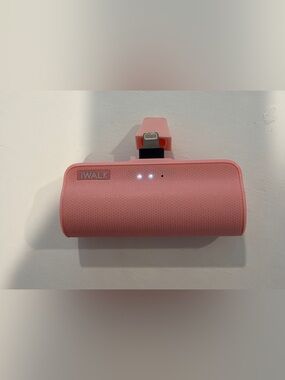 iWALK Pink Mini Lightning Portable Charger Power Bank